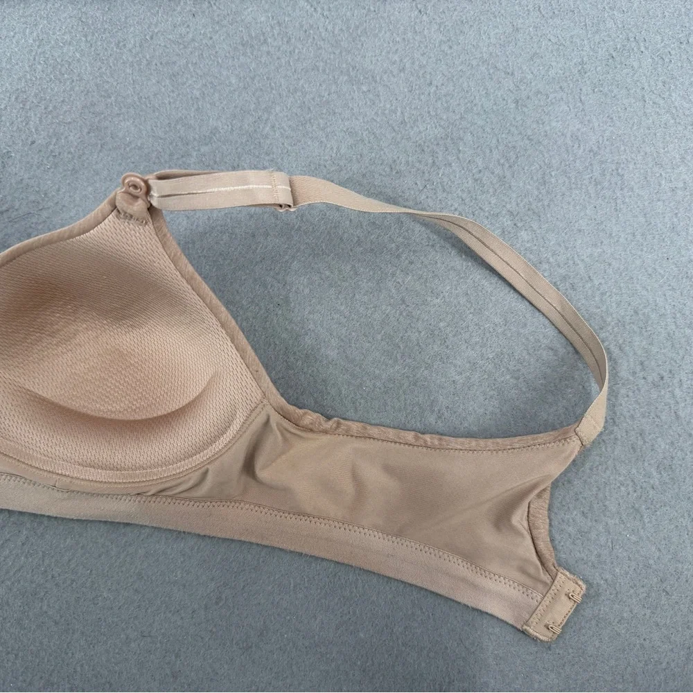 Warners All you Need Nursing Bra Size 36B Women’s Wirefree lightly Padded Nude‎